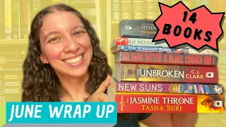 All the new favorites!! || June Wrap Up (14 Books!) || July 2021 [CC]