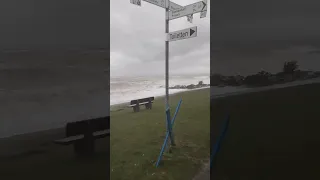 Ostsee Sturm in Presen auf Fehmarn