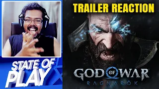 PLAYSTATION STATE OF PLAY AND GOD OF WAR RAGNAROK NEW TRAILER REACTION