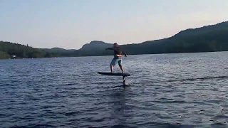 My first try on an Electric Hydrofoil (E-Foil)