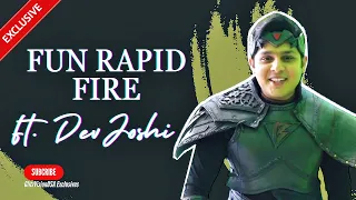 EXCLUSIVE! Dev Joshi Plays Fun Rapid Fire With GlitzVision USA | Baalveer 3
