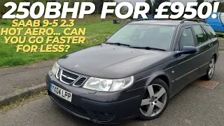 We buy the cheapest Saab 9-5 2.3 HOT Aero sight unseen from an auction