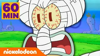 SpongeBob | Godzina momentów, w których NIEMAL było wam szkoda Skalmara | Nickelodeon Polska