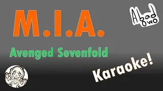 M.I.A. - Avenged Sevenfold | Karaoke Version | AbadOwO