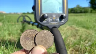 Лучшая настройка тх-850 на поиск монет. Коп монет с тихоном на старом урочище