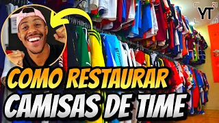 COMO RECUPERAR A PERSONALIZAÇÃO DA CAMISA DE TIME | RECOLOCAR SILK DA CAMISA