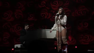 Demi Lovato and Nick Jonas-Stone Cold future now tour Houston