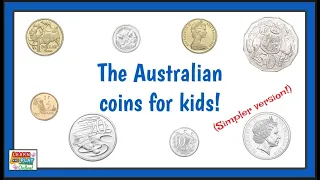 The Australian Coins for Kids- A simpler version!