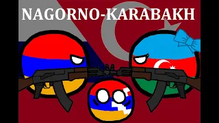 Nagorno-Karabakh | Armenia vs Azerbaijan - Countryballs