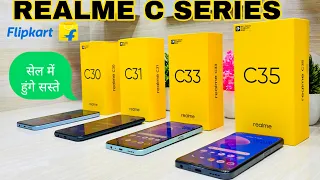 Realme C30 🆚 Realme C31 🆚 Realme C33 🆚 Realme C35 ⚡ Unboxing ⚡ Comparison ⚡ Full Details 🔥