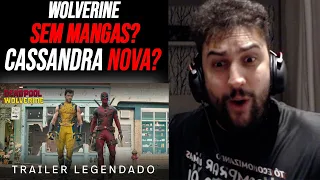 SEM MANGAS!!! Deadpool & Wolverine | Trailer Análise + React