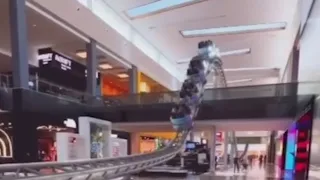 No, there's not a roller coaster inside the Galleria
