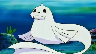 Misty's sisters' Seel evolves into Dewgong