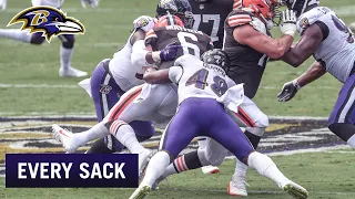 Every Ravens Sack Weeks 1-6 | Baltimore Ravens