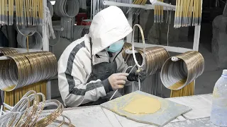 Great scene, the mass production process of badminton racket！