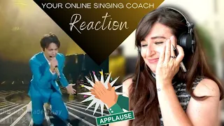 DIMASH - Adagio (The Singer) Vocal Coach Reaction & Analysis
