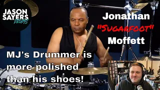 Drummer reacts to Jonathan "Sugarfoot" Moffett - Smooth Criminal Drumeo Performance