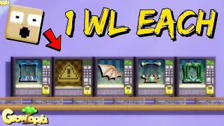 Selling Expensive items for 1WL (Not Clickbait) || Growtopia Funny