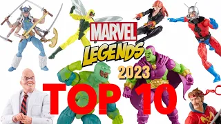 TOP 10 MARVEL LEGENDS OF 2023 COUNTDOWN | THE YEAR OF HIGHER PRICES & LESS PAINT IS THIS THE END?