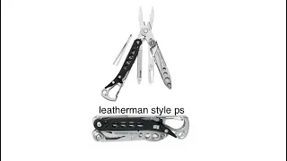 Обзор мультитул Leatherman Style PS. #мультитул #leatherman #black #наключник #рек #инструмент #edc