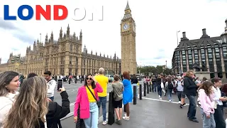 4K WALK LONDON  Lost in the Streets of  London Oxford Street Big Ben 🇬🇧 Piccadilly Circus on foot