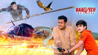 जलते Helicopter में फंसी माँ को कैसे बचाएंगे Balveer और Vivaan? | Balveer Returns | Superhero Series