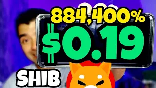 Shiba INU Pre Halving 884,400% $0.19 WOW HOLD PUMP #shib