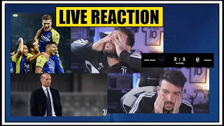 DA CAVARSI GLI OCCHI. HALLOWEEN JUVE | Live Reaction Hellas Verona Juventus 2-1