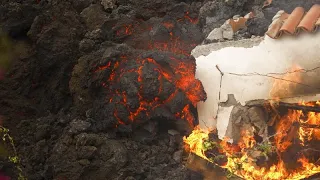 Volcán en la isla de La Palma | Unas 300 viviendas destruidas y los nervios a flor de piel