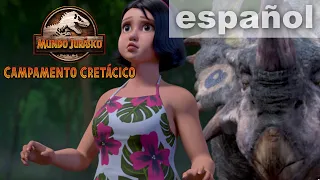 El rescate de la giroesfera del fango | JURASSIC WORLD: CAMPAMENTO CRETÁCICO | Netflix