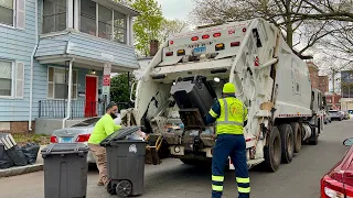 CCC New Way Garbage Truck Packing New Haven Trash