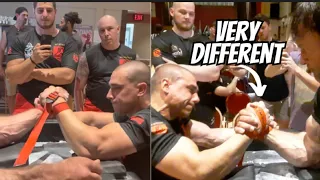 Comparing Devon Larratt's Arms Strength w/ Middle Weight Champion