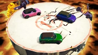 BEST ROOFTOP SUMO BATTLE! (GTA 5 Funny Moments)