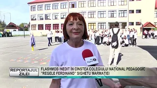 REPORTAJUL ZILEI 18 10 2022  FLASHMOB INEDIT ÎN CINSTEA COLEGIULUI NAȚIONAL PEDAGOGIC REGELE FERDINA