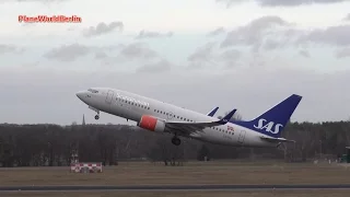 SAS Norge Boeing 737-700 takeoff from Berlin TXL