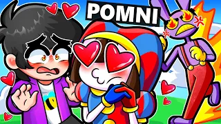 ¡POMNI SE ENAMORA DE MI EN MINECRAFT! 😱💖🤡 ¿PONMI DE THE AMAZING DIGITAL CIRCUS ME BESA? 😱 SRJUANCHO