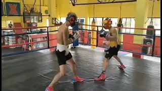 Allie Cañega vs Jules Victoriano sparring 4rds #elorde #boxing #sparring