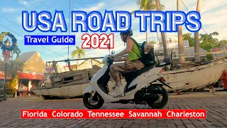 USA Road Trips  2021 -Florida, Colorado, Tennessee, Savannah, Charleston