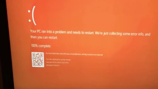 Microsoft Orange Screen Of Death