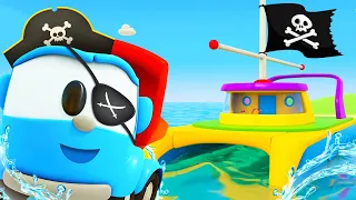 Car cartoons for kids & Baby cartoons. Street vehicles for kids. Leo the Truck & cars for kids.