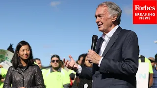 Ed Markey & Michelle Wu Praise Inflation Reduction Act During Climate Event In Boston