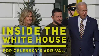 Zelensky's arrival at the White House and I take you behind the scenes.