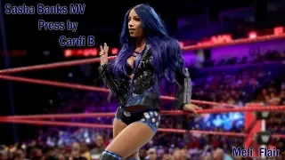 Sasha Banks MV - Press by Cardi B