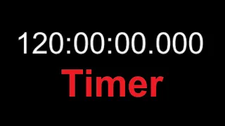 120 Hour Timer Countdown – 120 Hrs Video - 120h Video Countdown - 120 horas Temporizador