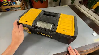 Stanley 16 inch Toolbox Review - One Hand Operation!