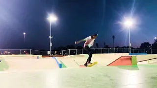 Tre-flip out of bank! (Getting back On the board slowly)