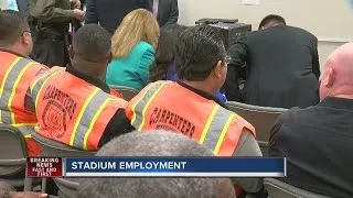 Meeting held  on Thursday addresses stadium employment