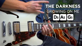 The Darkness - Growing On Me Guitar Lesson Tutorial