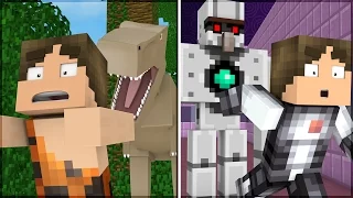 Minecraft: VIAJE NO TEMPO NO MINECRAFT! (PASSADO & FUTURO)