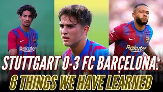 6 Things WE HAVE LEARNED In Barcelona’s 3-0 Win Over Stuttgart: FT Sergino Dest, Collado & Gavi